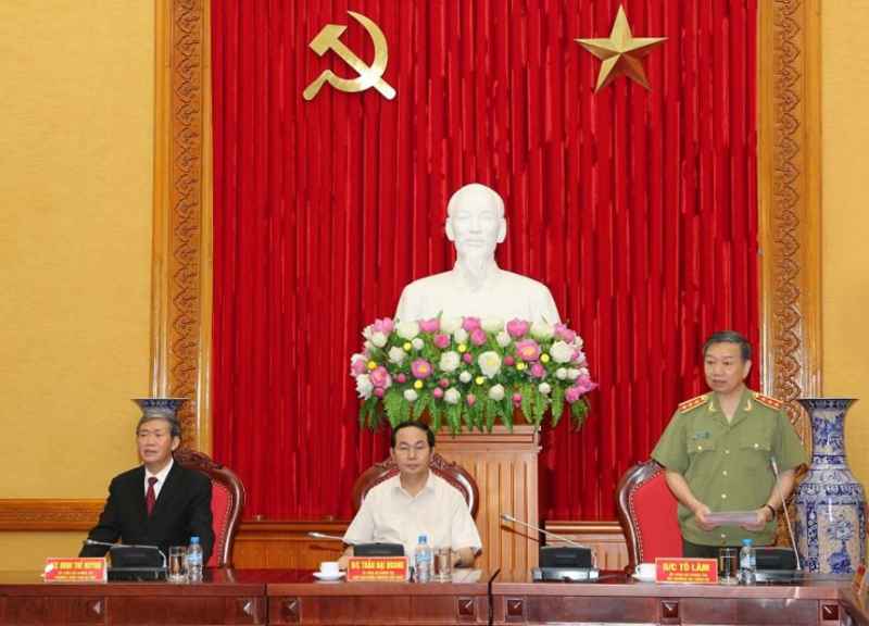 Đồng chí Tô Lâm giữ chức Bí thư Đảng ủy Công an Trung ương