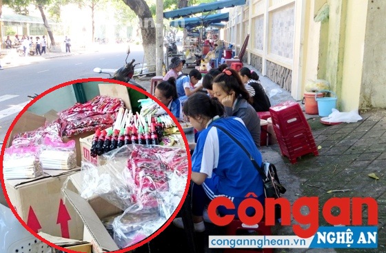 Báo động thực phẩm lạ 'bủa vây' cổng trường