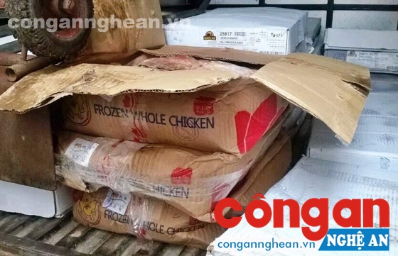  Số thịt gà đông lạnh trong vụ việc