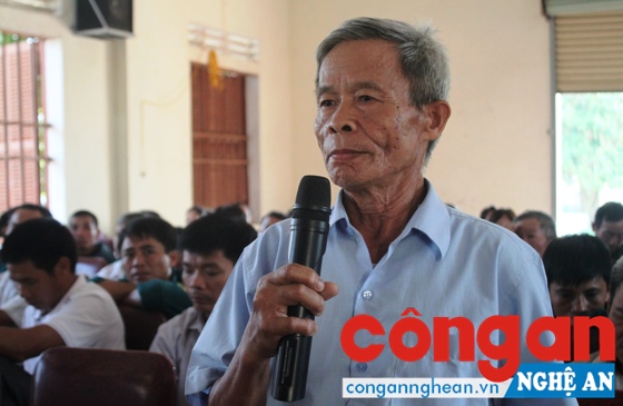Các ứng cử viên tiếp xúc cử tri tại huyện Anh Sơn