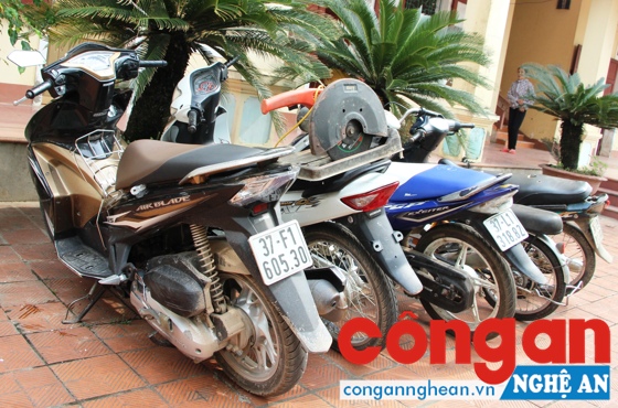  Một số tài sản bị mất trộm trước đó đã được thu hồi, trả lại cho bị hại