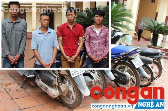 2 chuyên án, 9 đối tượng và 12 vụ trộm
