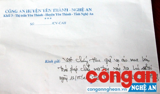 Tang vật đã niêm phong tại cơ quan điều tra