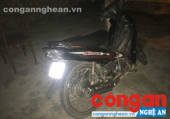 Phương tiện các đối tượng vừa trộm được