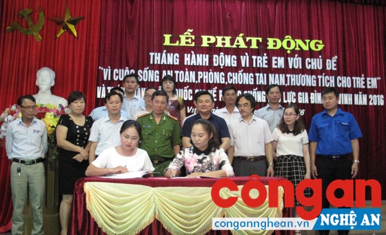 TP Vinh: Phát động Tháng hành động vì trẻ em năm 2016