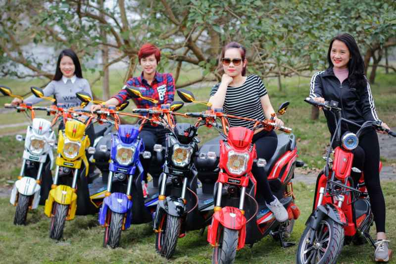 Màu sắc phong phú, đa dạng. Kasubike là dòng xe sản xuất tại Đài Loan, xuất sang thị trường Châu Âu