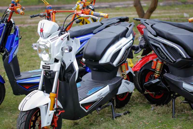 Các mẫu xe Kasubike sử dụng động cơ công suất 800W cùng hệ thống điện 60V – 20AH (Thật ngạc nhiên khi leo dốc với 35o và đi với quãng đường 90Km 1 lần sạc)