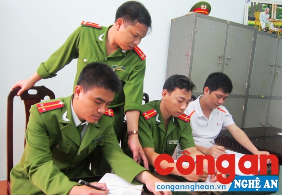 Đội Cảnh sát Hình sự - Kinh tế - Ma túy Công an TX Thái Hòa xây dựng kế hoạch tấn công, trấn áp tội phạm