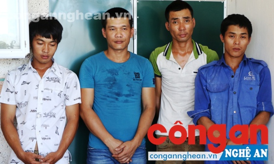 4 đối tượng bị bắt giữ