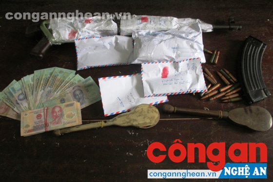 Tang vật trong Chuyên án.