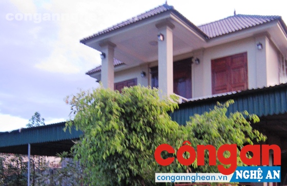 Nhà riêng của vợ chồng đối tượng Cường