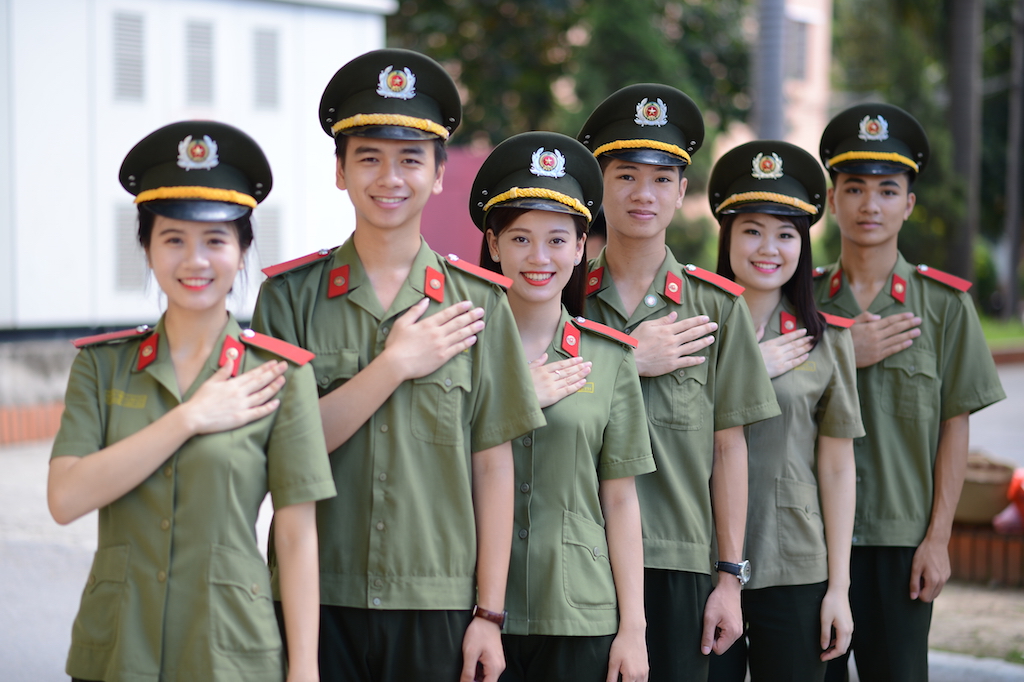 Tuổi trẻ Học viện ANND nguyện phát huy sức trẻ trong học tập và rèn luyện.
