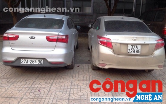 Tang vật vụ án.
