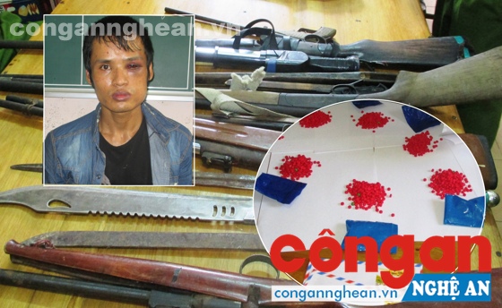 'Ông trùm' buôn ma túy mang theo vũ khí 'nóng' sa lưới