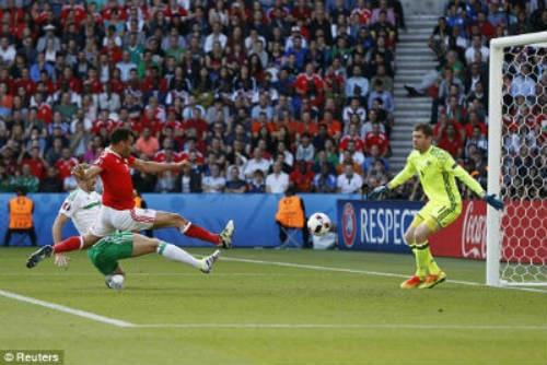 Xứ Wales - Bắc Ailen: Loại vì đốt lưới nhà