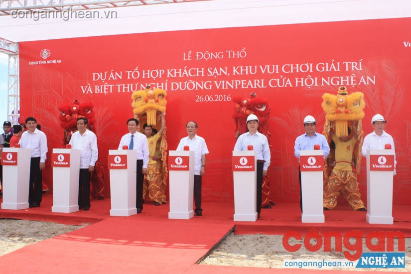 Nghệ An: Khởi công 2 dự án lớn