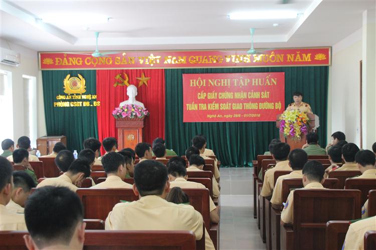 Tại hội nghị tập huấn
