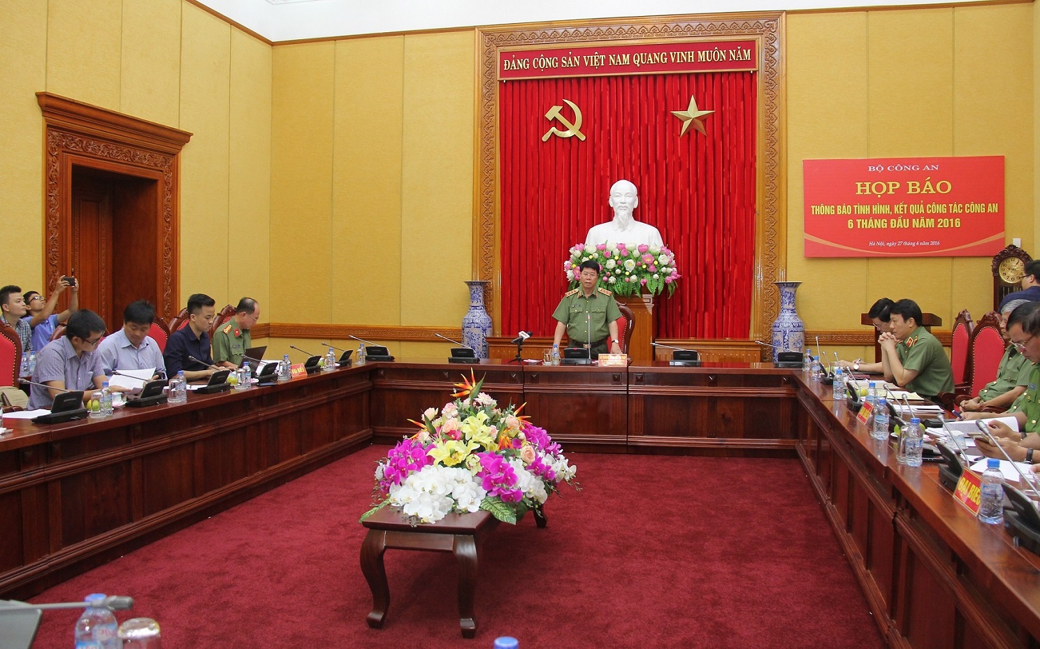 Bộ Công an: Họp báo về tình hình, kết quả công tác Công an 6 tháng đầu năm 2016