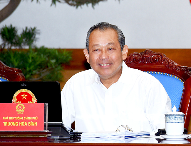 Phó Thủ tướng Trương Hòa Bình. Ảnh: VGP/Quang Hiếu