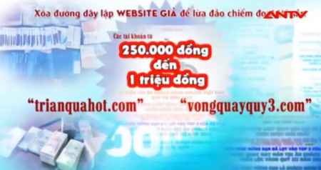 Cảnh giác: Đường dây lừa đảo trúng thưởng từ website giả