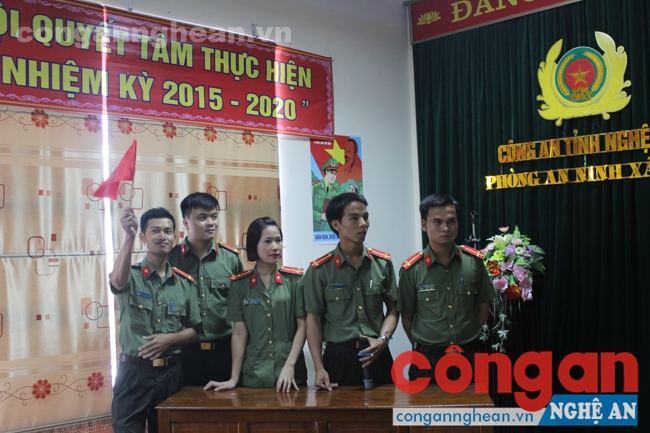 Đội thi đến từ Phòng An ninh xã hội