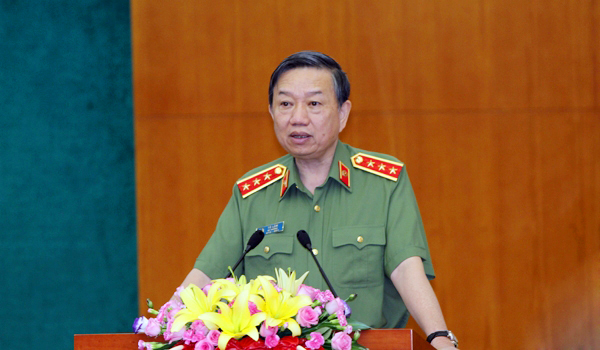 Bộ trưởng Tô Lâm phát biểu tại Hội nghị.