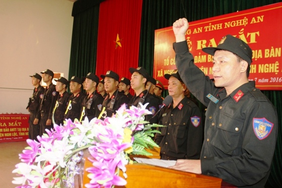 Thành lập Tổ công tác đảm bảo ANTT tại xã Nghi Thiết