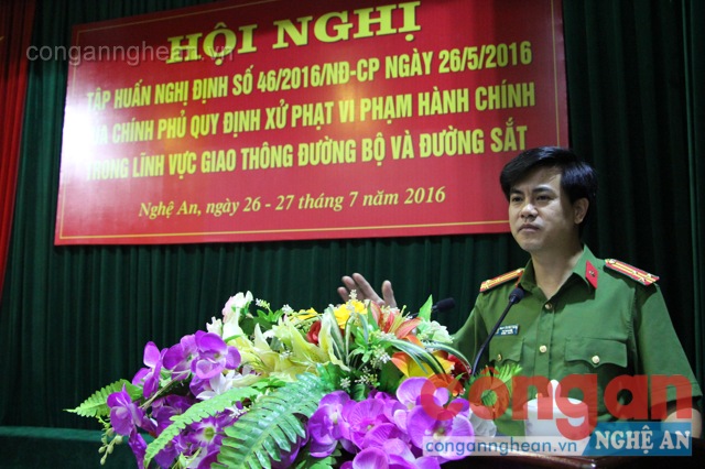 Tập huấn quy định xử phạt vi phạm hành chính trong lĩnh vực ATGT