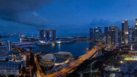  Vịnh Marina của Singapore.