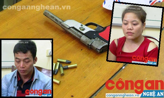Bắt cặp đôi mang súng đi buôn ma túy