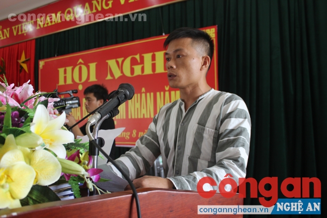 Tại hội nghị các phạm nhân đã được nói lên tâm tư nguyện vọng của mình 