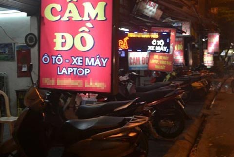 Chiếm đoạt tài sản mang đi cầm cố