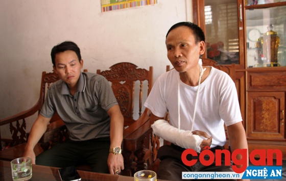 Bắt kẻ chém công an viên