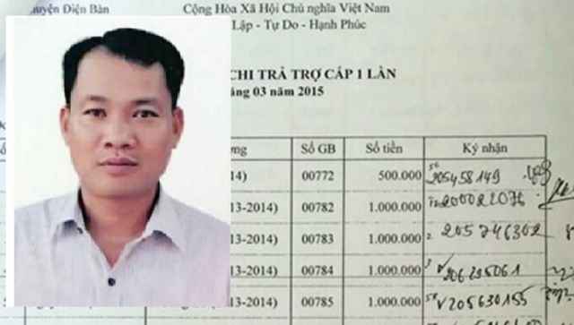 Một cán bộ xã giả chữ ký người chết để 