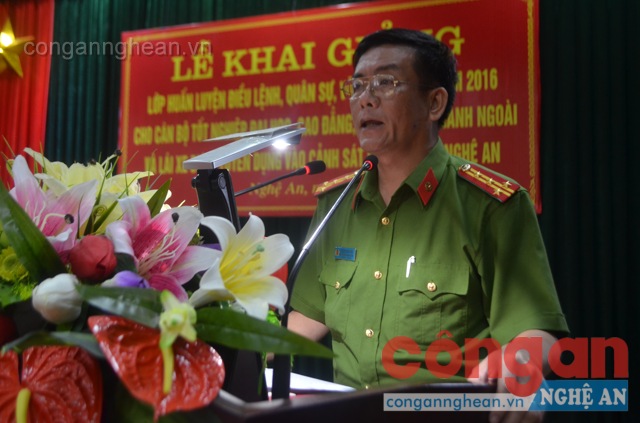 Khai giảng lớp huấn luyện điều lệnh, quân sự, võ thuật