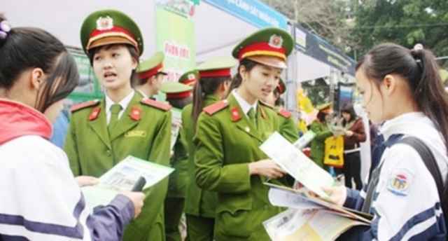Những lưu ý về tuyển sinh cao đẳng, trung cấp CAND 2016