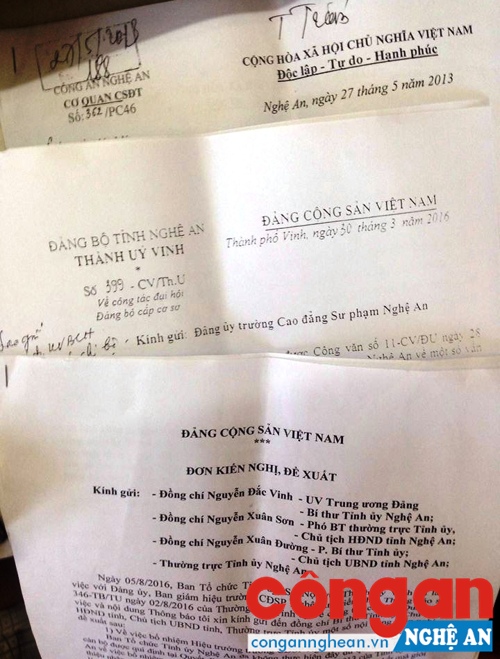 Đơn kiến nghị, đề xuất của BCH Đảng bộ Trường gửi Bí thư và Thường trực Tỉnh ủy