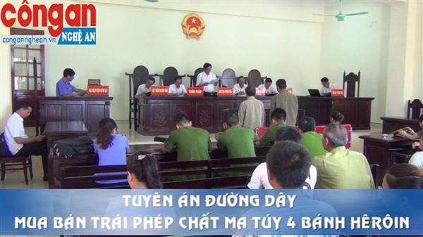 Tuyên án đường dây mua bán 4 bánh Hêrôin