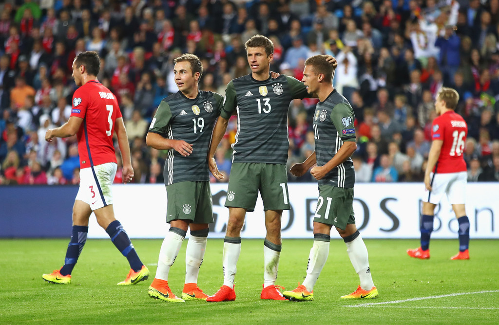 Thomas Muller lập cú đúp giúp Đức giành trọn 3 điểm trước Na Uy
