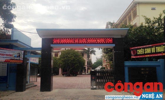 Trung tâm GDTX tỉnh - nơi học viên phản ánh việc sử dụng các khoản thu thiếu minh bạch