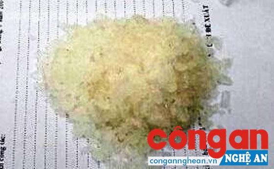 Tang vật ma túy đá bị thu giữ