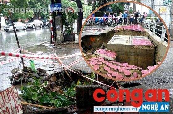 Nhiều công trình hư hỏng sau mưa