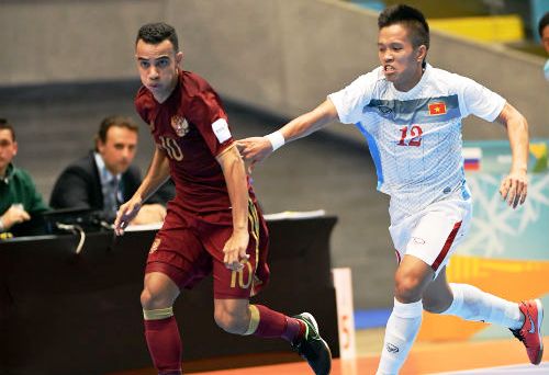 Thất bại trước ĐT Futsal Nga, ĐT Futsal Việt Nam dừng chân tại vòng 1/8
