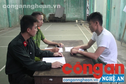 Đối tượng làm việc tại Cơ quan Công an