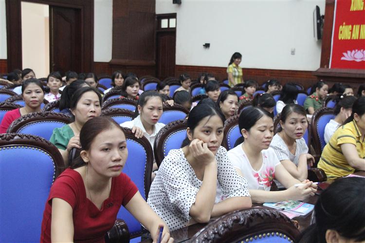 Tại lớp tập huấn