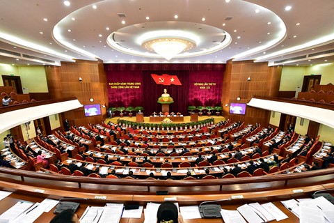 Ngày làm việc thứ hai Hội nghị lần thứ tư BCH Trung ương Đảng khóa XII
