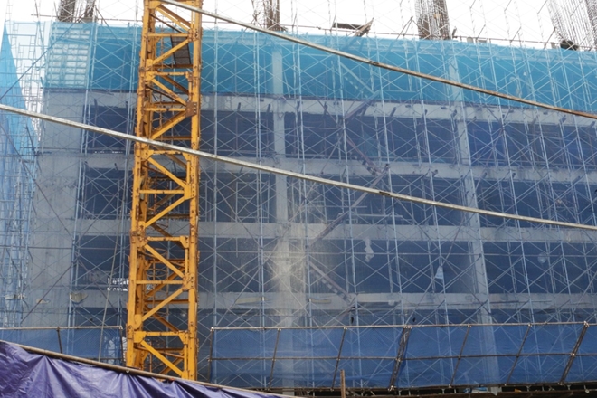  Vụ tai nạn xảy ra nguyên nhân ban đầu là do hệ thống giàn giáo bị sập.