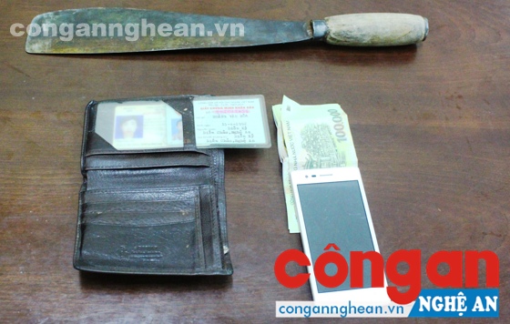 Tang vật bị cơ quan Công an thu giữ