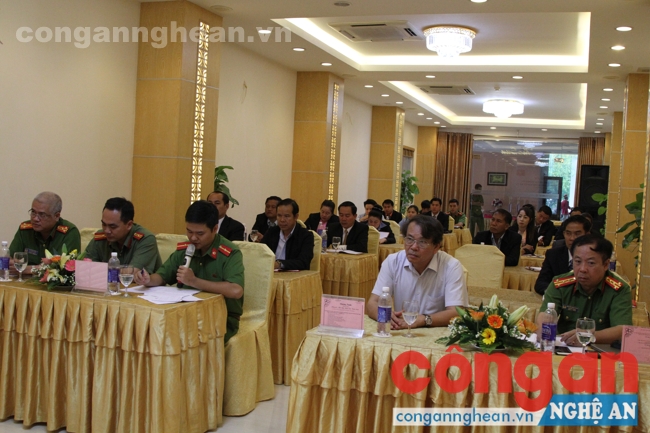 Tại hội nghị tập huấn