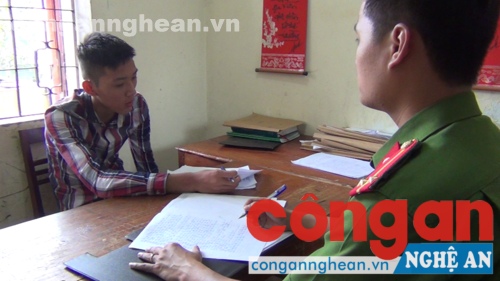 Đối tượng Trần Tuấn Anh tại Cơ quan Công an